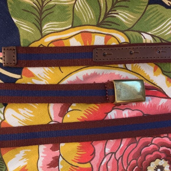 J.Crew woven belt with brass buckle - EUC - Picture 4 of 4